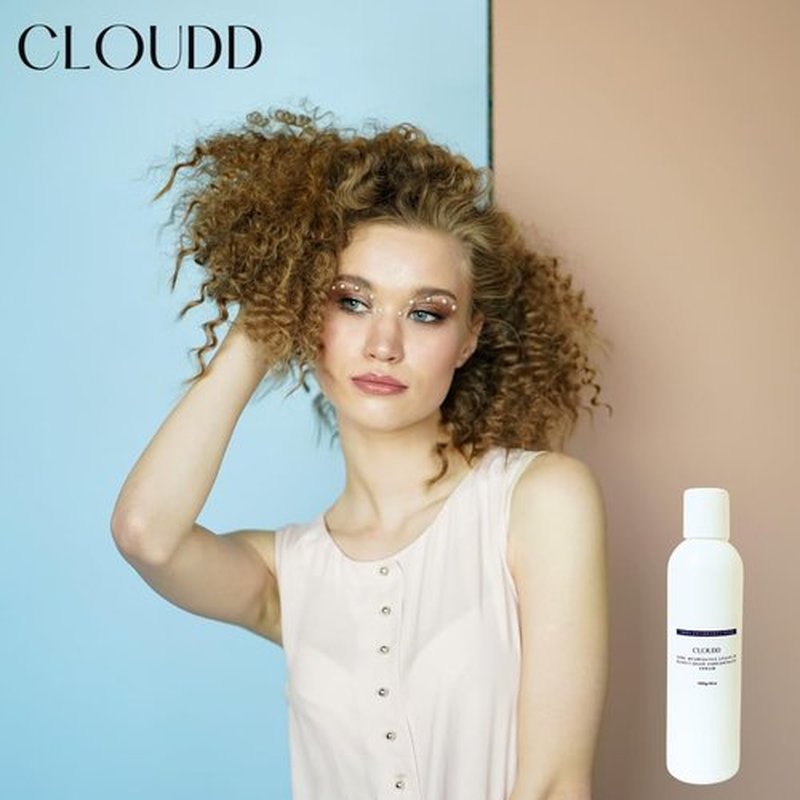 CLOUDD Leave-In Conditioner | Fragrance-Free Curl Nourishing Cream - 100% Unscented Detangler