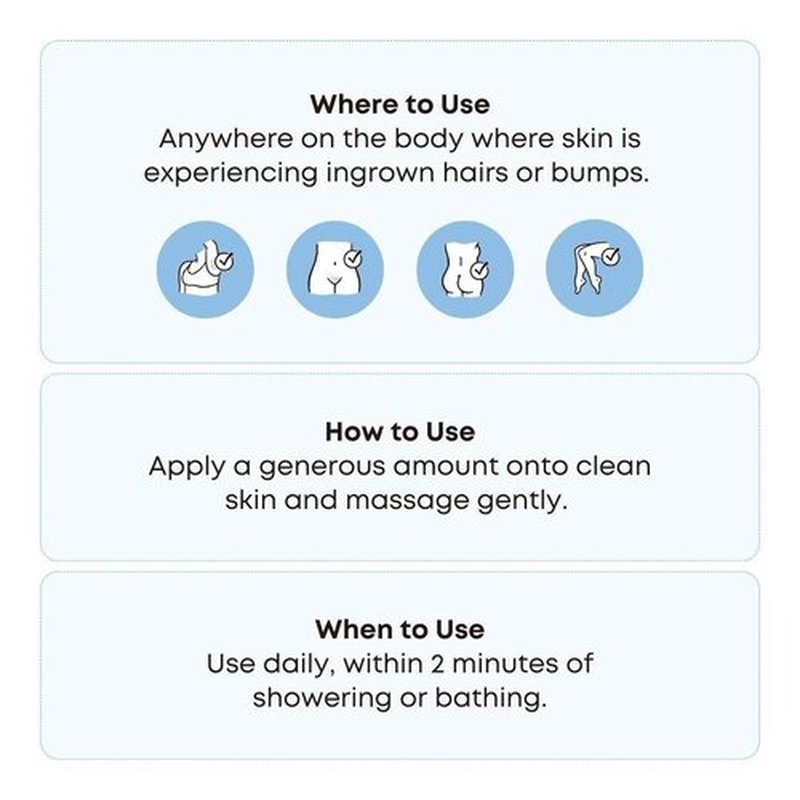 Bushbalm Ingrown Hair Oil - Helps Prevent and Repair Skin from Ingrown Hairs, Razor Burn & Underarm Bumps - Soothe Skin from Post Shave Itchiness, Irritation and Redness, 30 ml - Nude Oil