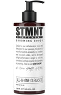 STMNT Grooming Goods All-In-One Daily Cleanser - Sulfate-Free Formula with Activated Charcoal & Menthol