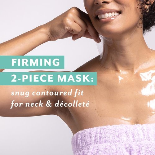 Patchology Firm Believer Hydrogel Neck & Chest Mask - 5-Minute Spa Treatment for Hydrated, Smooth Skin