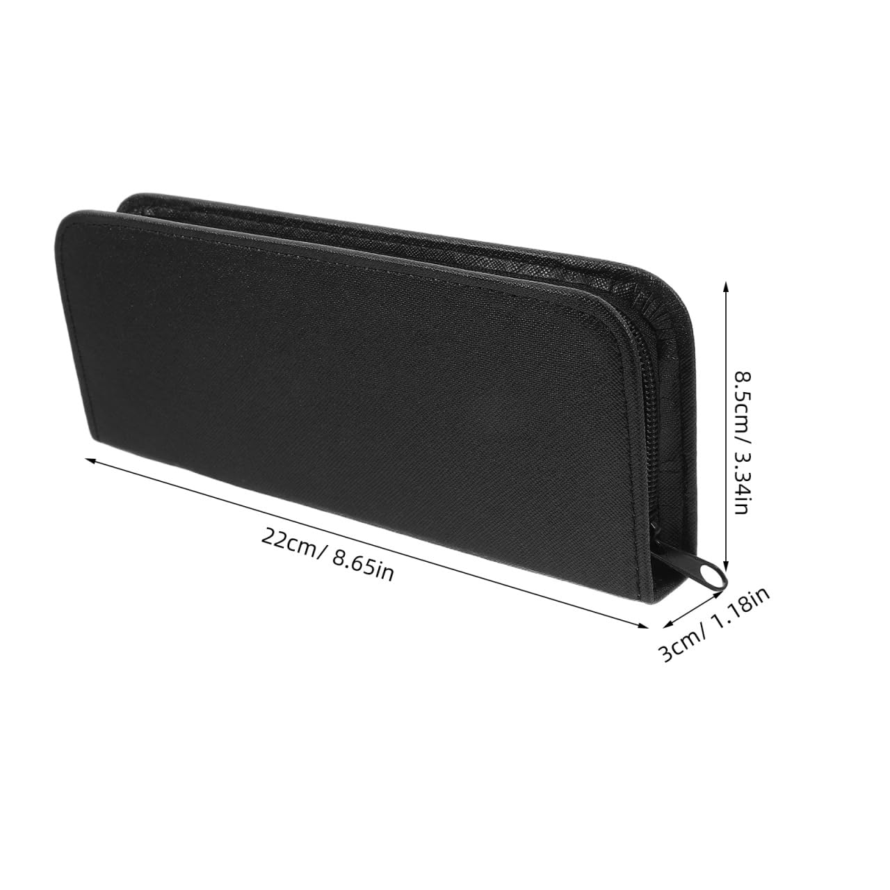 Hair Storage Bag Carrier Bag Zipper Case for Salon Barber and Home Use Portable Hairdressing Scissor Pouch 8.66 X 3.34 X 1.18 in