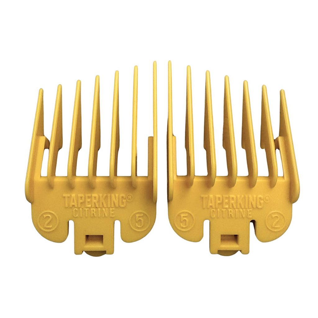 Taper King® 2.0 Guide Combs - DIY Tapers & Fades - Citrine (#2 to #5)