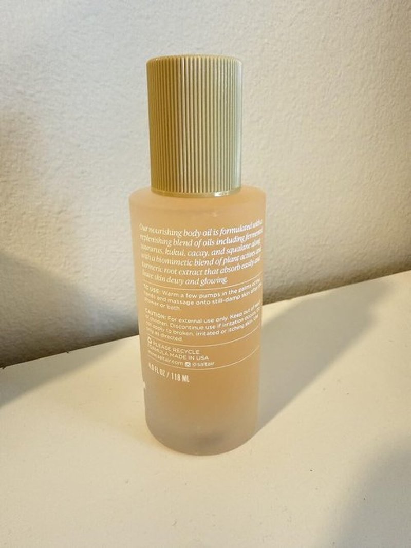 Saltair Body Oil - Silky After Shower Moisturizer for Men & Women | Non-Greasy Hydration, 4oz