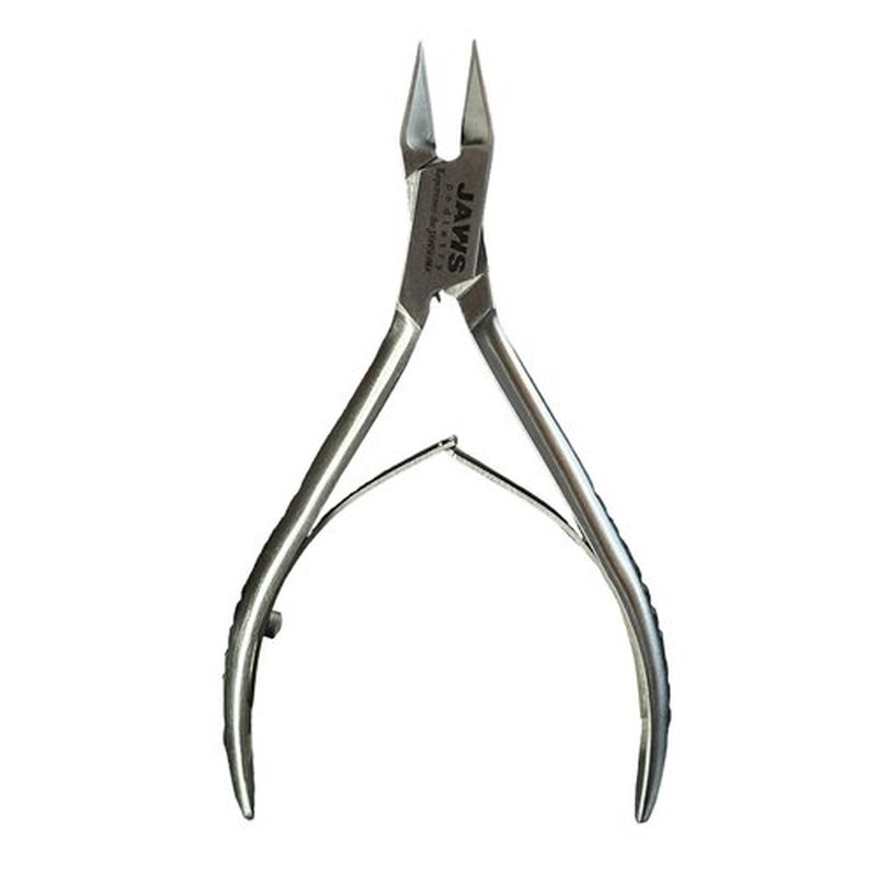 Jaws Podiatry Toe Nail Clippers, Surgical-Grade Stainless Steel, Precision Cutting, Double Action Blades, Compact Design, Silver