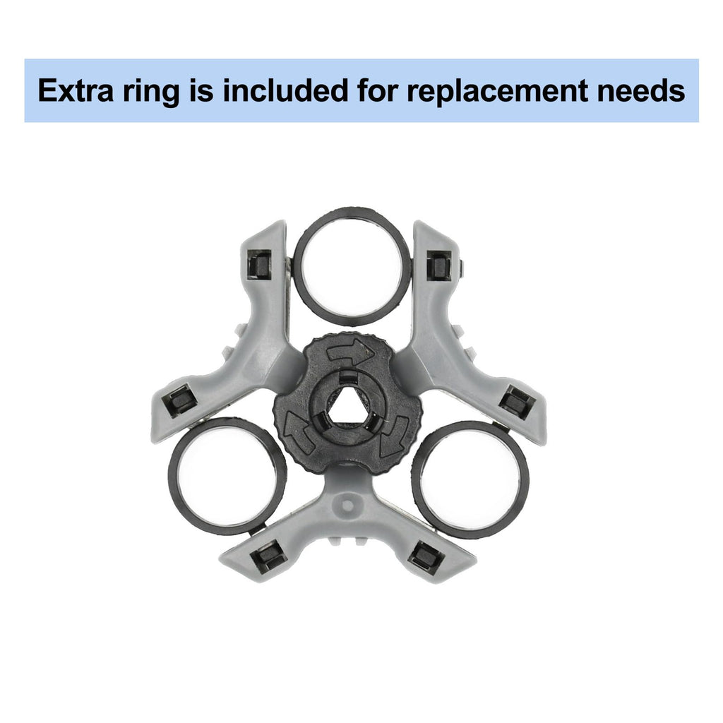 SH30 Replacement Heads Compatible with Philips Norelco Shaver Series 3000, 2000, 1000 and S3243, 3pcs Blades With 1pcs retaining ring
