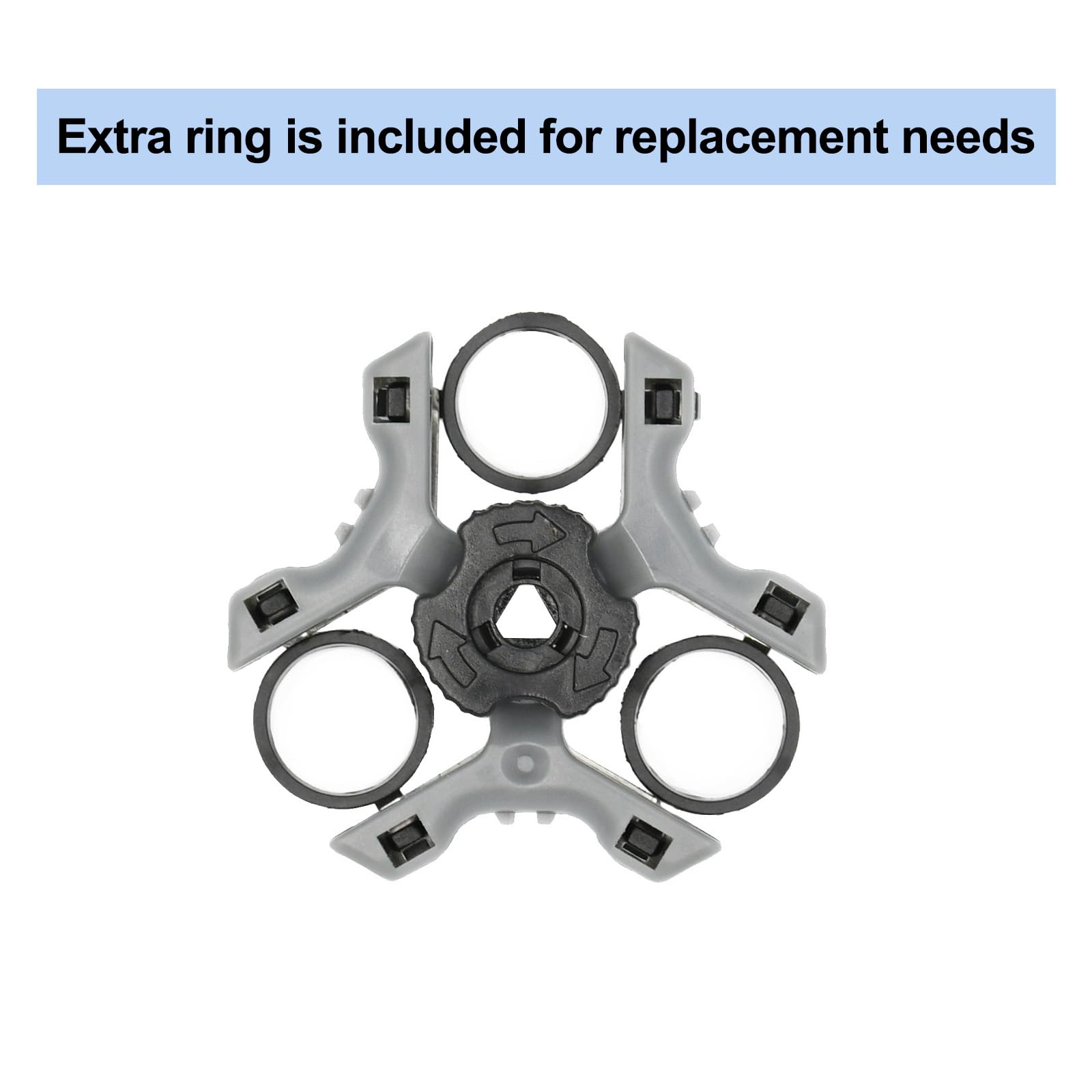 SH30 Replacement Heads Compatible with Philips Norelco Shaver Series 3000, 2000, 1000 and S3243, 3pcs Blades With 1pcs retaining ring