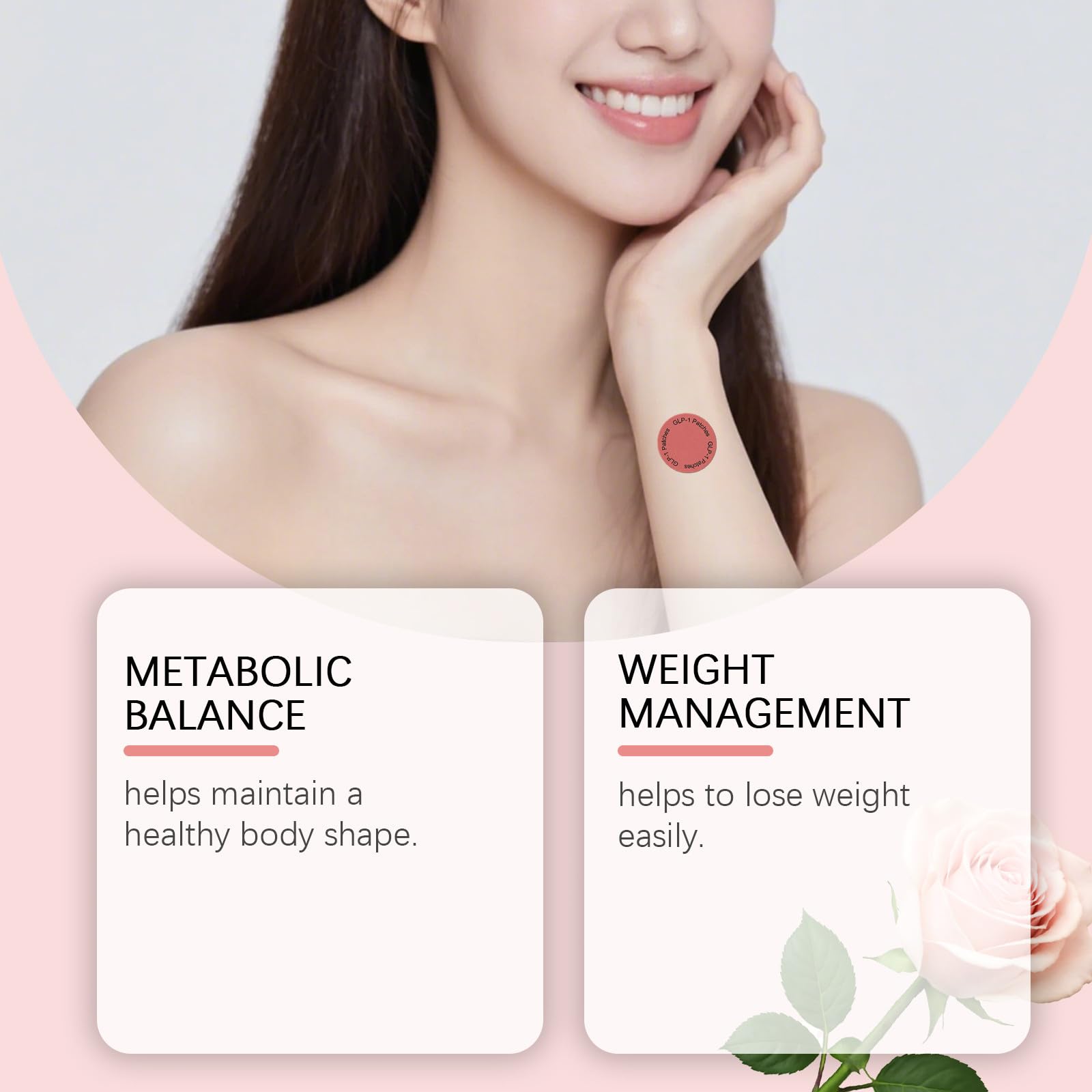 Body Management Control Patches for Women and Men, Cravings Support, Energy, Balance Enhancement, 30 Count