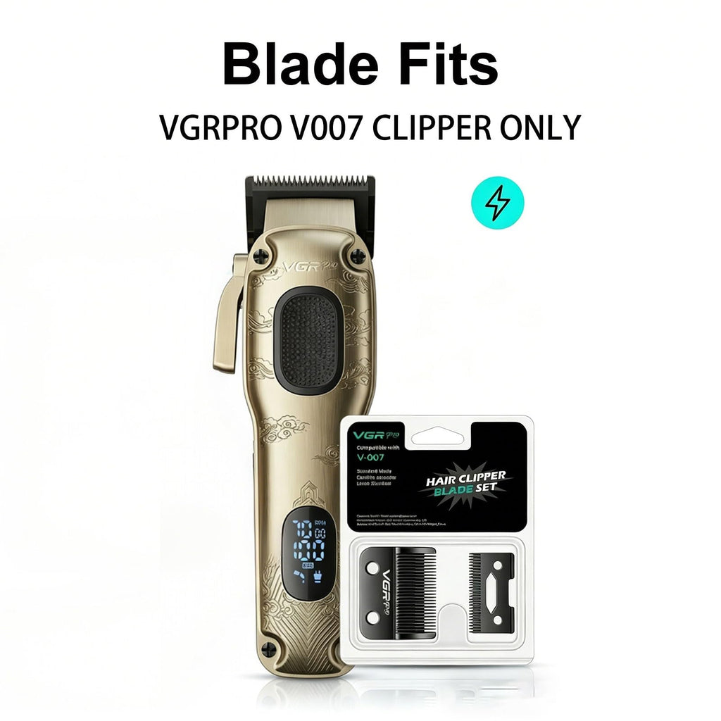 VGRPRO Professional Hair Clipper Replacement Blade Set for V-007