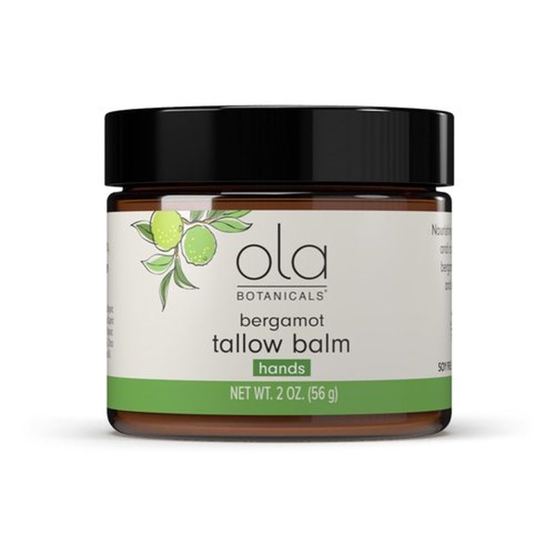 Dr. Mercola Ola Tallow Balm, Hands, Bergamot