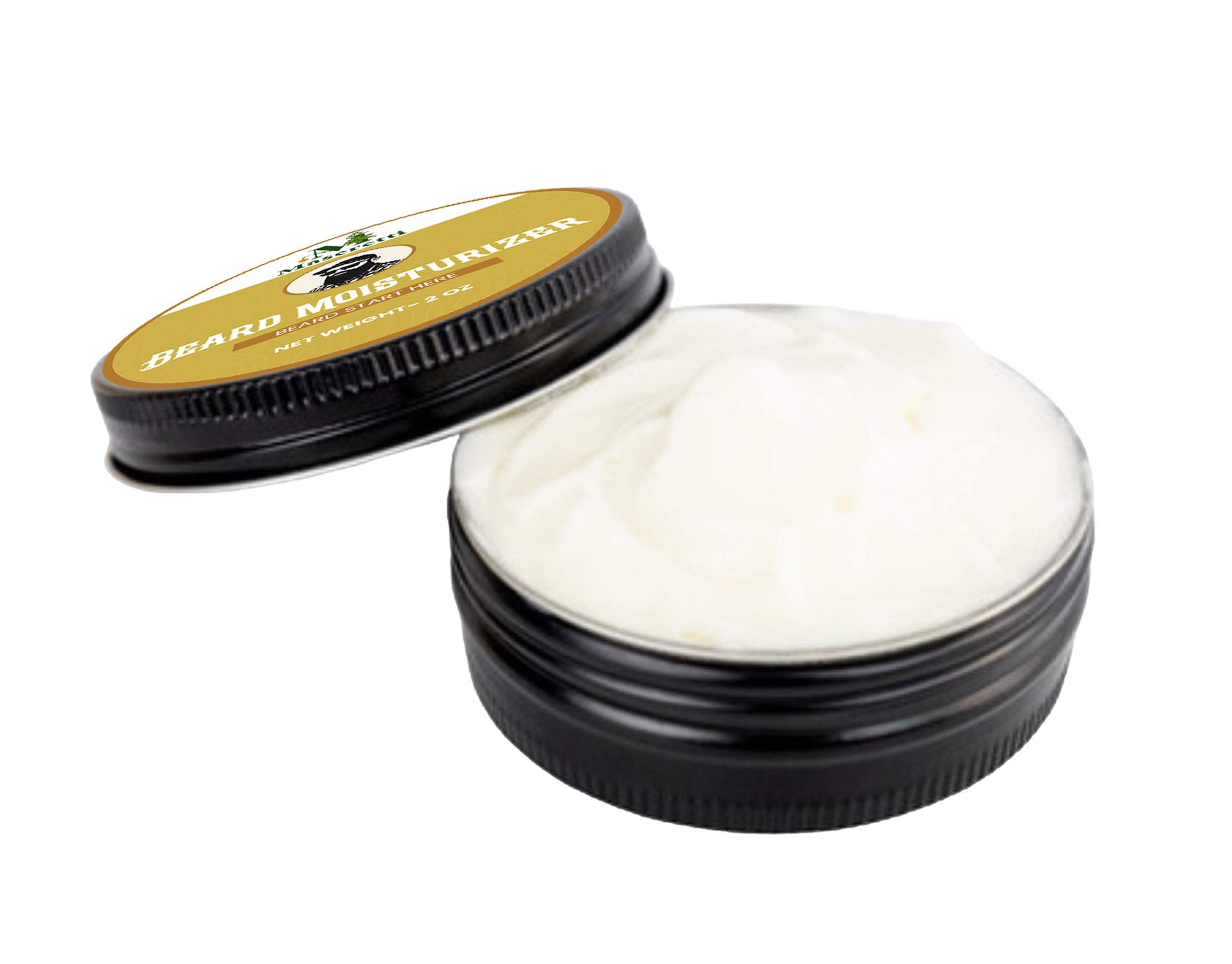 Mascretti Beard Moisturizer for Men & Conditioning Beard - Made with Organic Ingredients - Hydrates & Thickens Facial Hair Growth- 2 Oz