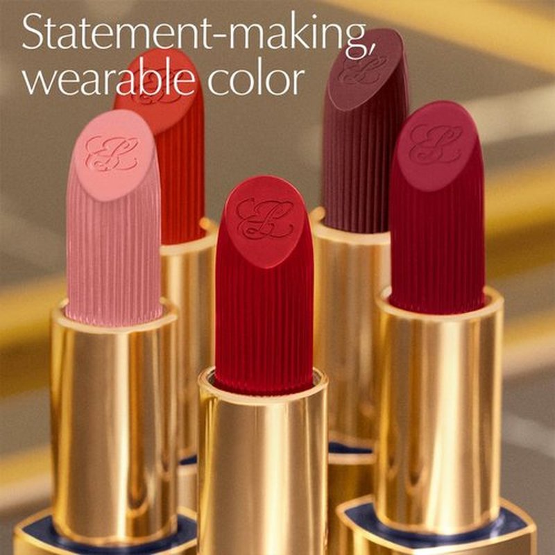 Estée Lauder Pure Color Long-Lasting Cream Lipstick | Plumping & Nourishing Finish, 0.12 Ounce