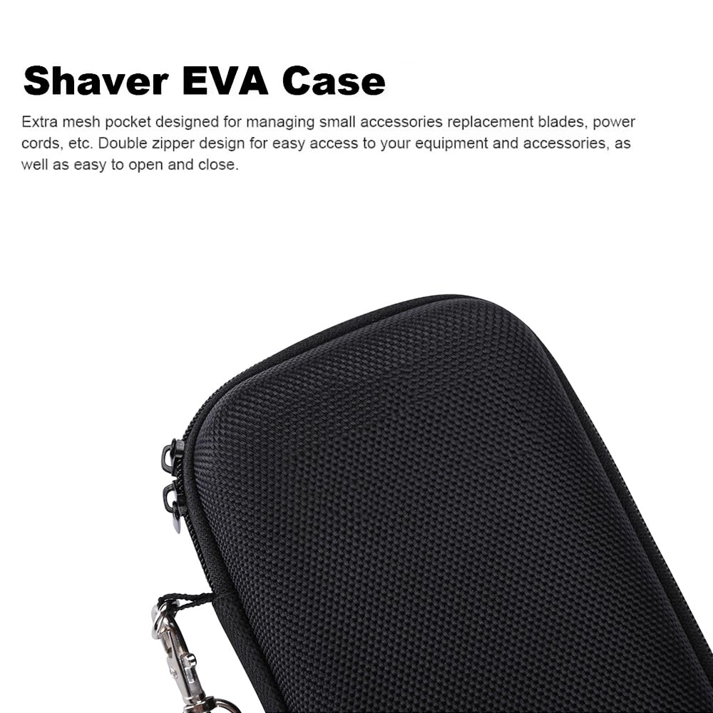 Protective Hard Case for Electric Trimmer and Shaver & Hybrid Trimmers - Ideal for Travel & Home Storage (Fits QP2520 QP2530 QP2620 QP2630) - Case Only