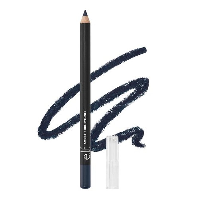 e.l.f. Smoky Kohl Eyeliner - Long-Lasting, Bold Eye Pencil in Vintage Denim | Vegan & Cruelty-Free
