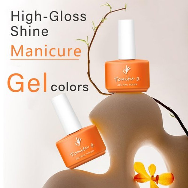 TONITU G · Gel Nail Polish Set 6 Colors Gel Polish Kit, Red Cherry Maroon Crimson Plum Purple Nail Art Design Soak Off LED at Manicure DIY Home Salon Gifts for Women Girls