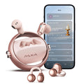 PAXA 2-in-1 Open Ear Clip-On Wireless Earbuds with StillVoice App, Bluetooth 6.0, 140H Playtime, Hybrid Noise Reduction, Auto L/R Sync, Comfortable Fit for Work, Fitness & Daily Use, Ctbuds Rose Gold