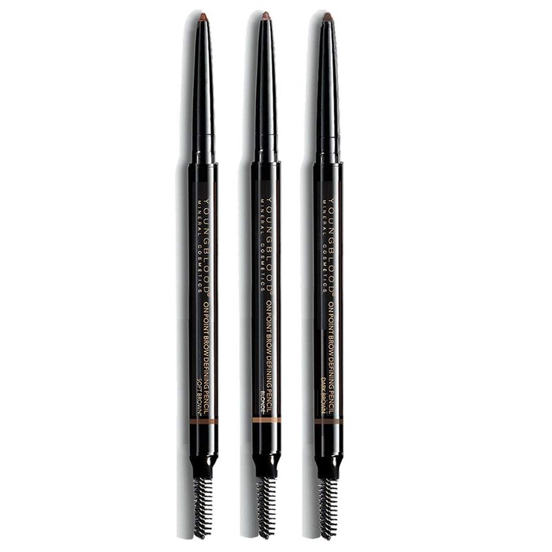 Youngblood On Point Brow Defining Pencil - Dark Brown Precision for Flawless Brows | 0.01 oz