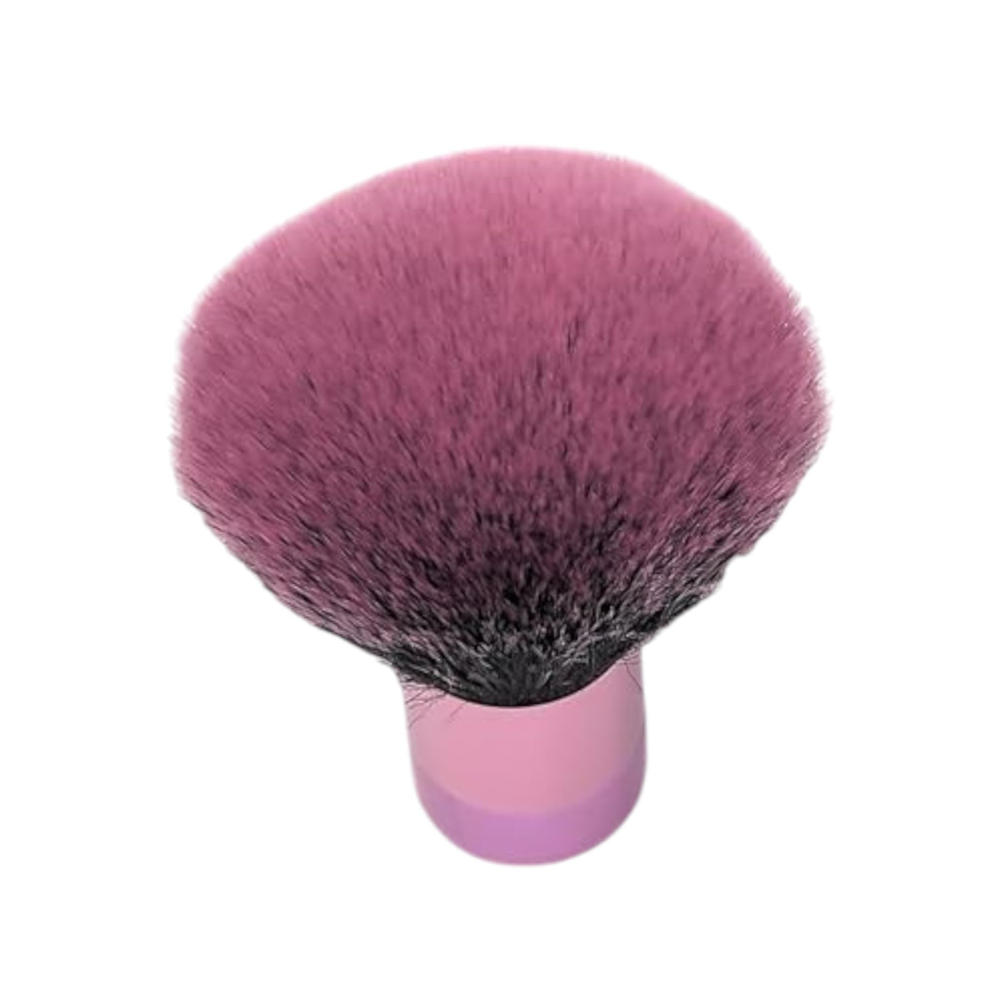 Luxurious and Large Ultra Soft Fluffy Powder Brush, Multipurpose Face, Body, Barber and Beauty Tool, with wooden base Soft Kabuki Brush by BevyGold (Violet)