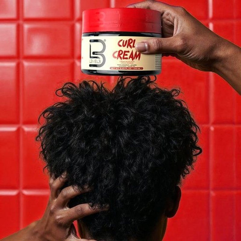 Skiennix Level 3 Hydrating Curl Cream - Coconut & Jojoba Oil for Coily & Curly Hair - Moisture & Shine Lock