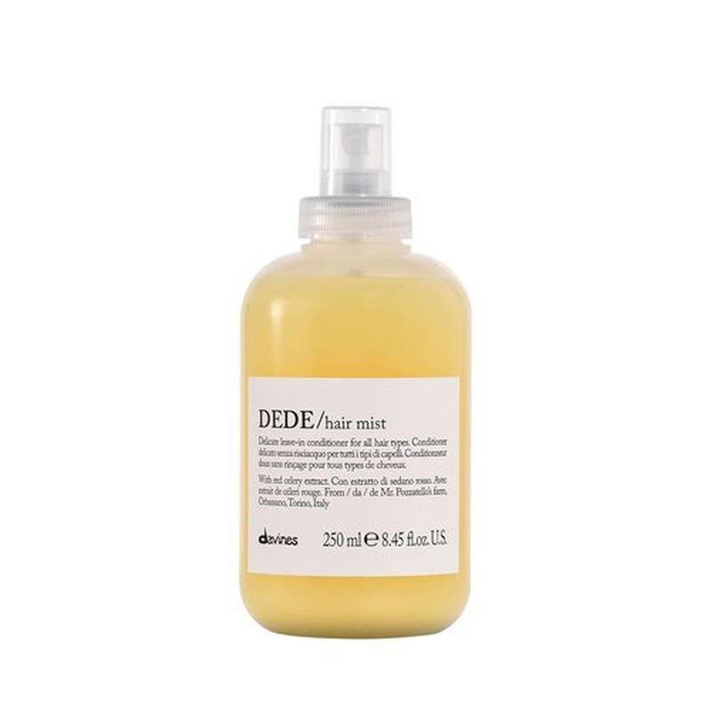 Davines DEDE Hair Mist - Lightweight Leave-In Conditioner for All Hair Types | 8.45 Fl Oz, Moisturizes & Detangles
