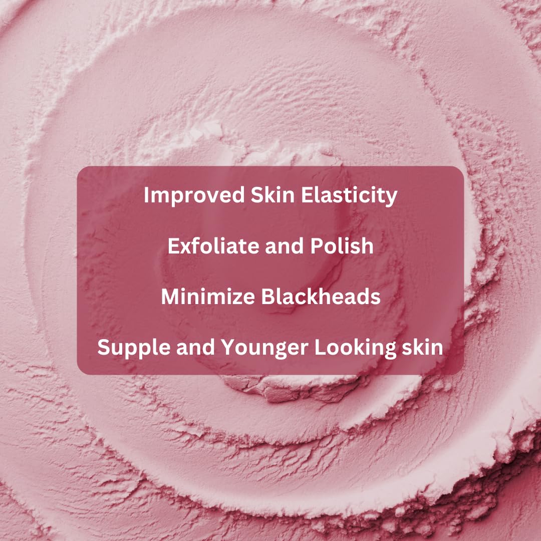 mGanna 100% Natural Rose Clay/Pink Kaolin Clay Powder (2 Pound) for Creams, Face Masks, and Soap Making 2 LBS / 908 GMS