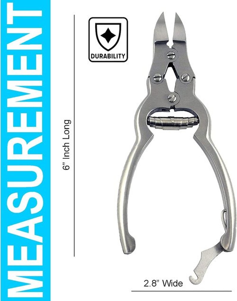 Toenail Clippers for Thick Ingrown Toenails - Professional Podiatry Nail Cutter Fingernail Clipper Trimmer Heavy Duty Surgical Grade Stainless Steel Men Seniors Adults Podiatrist Tool Krisp Beauty