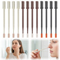 Fliwos Nasal Hair Cutter, 2026 New 2-in-1 Double Sided Nose Hair Trimmer, Portable Nasal Clippers, Manual Nose Hair Remover Tool for Men and Women (Multicolor 12PCS)