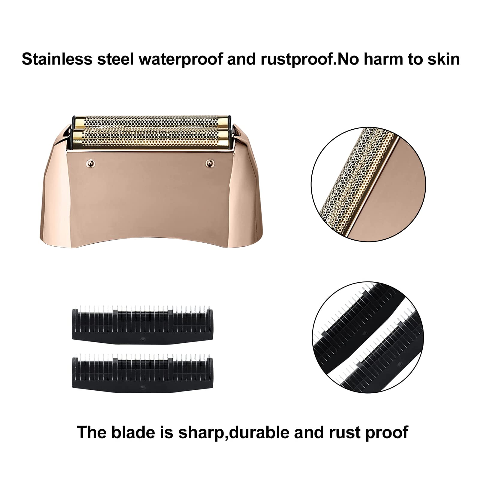 Shaver Replacement Pro Foil & Cutter,Compatible with andis TS-1 Shaver Head