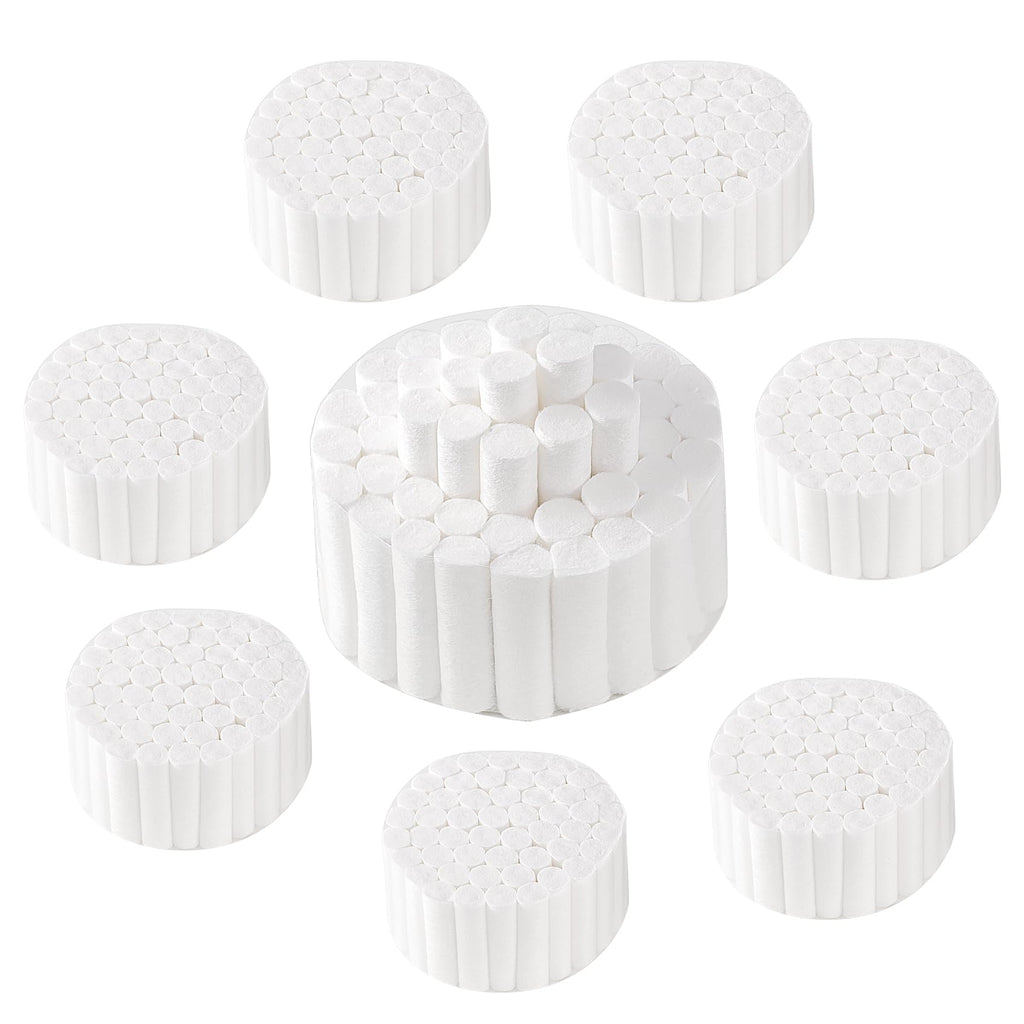 Annhua Dental Cotton Rolls for Mouth 400 Pcs 1.5 Inch Dental Gauze Rolls