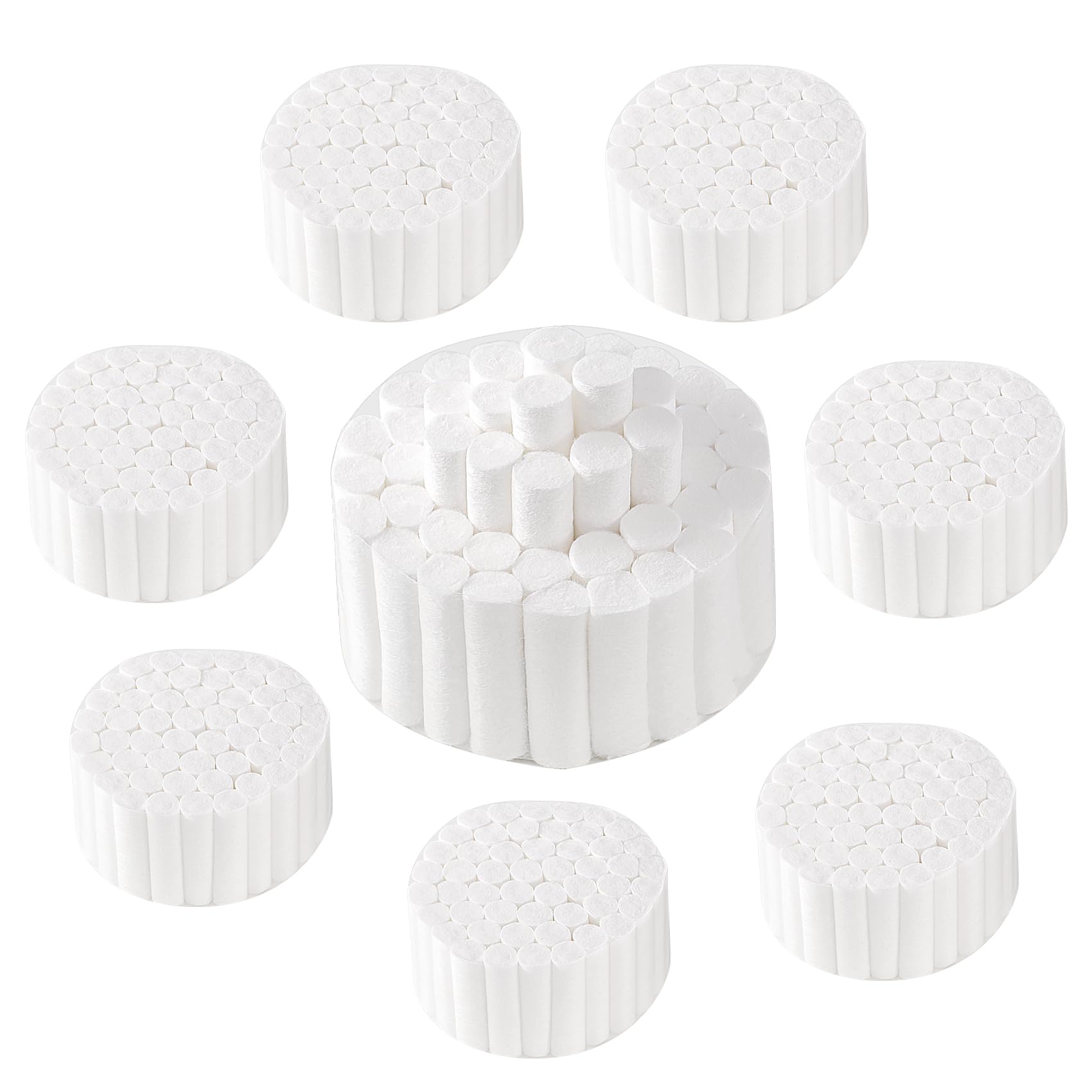 Annhua Dental Cotton Rolls for Mouth 400 Pcs 1.5 Inch Dental Gauze Rolls