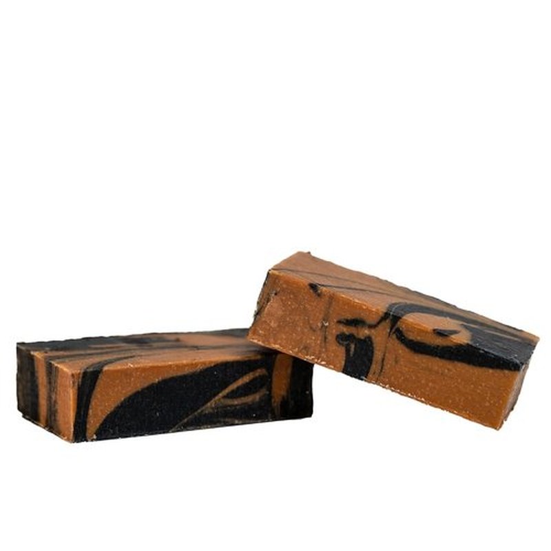 Live Bearded All-Natural Bar Soap for Men - Exfoliating & Moisturizing 6-Pack | 5 oz Each - Charcoal, Pumice, Shea Butter | 1880 Bourbon Scent