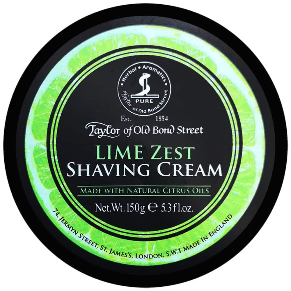Taylor of Old Bond Street Premium Wet Shaving Cream Bowl 5.3 oz. (150g) - Lime Zest