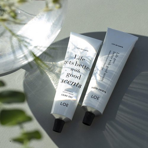LOE Life On Earth perfumed hand cream, 50ml/1.69fl oz (WHITE SHIRTS)