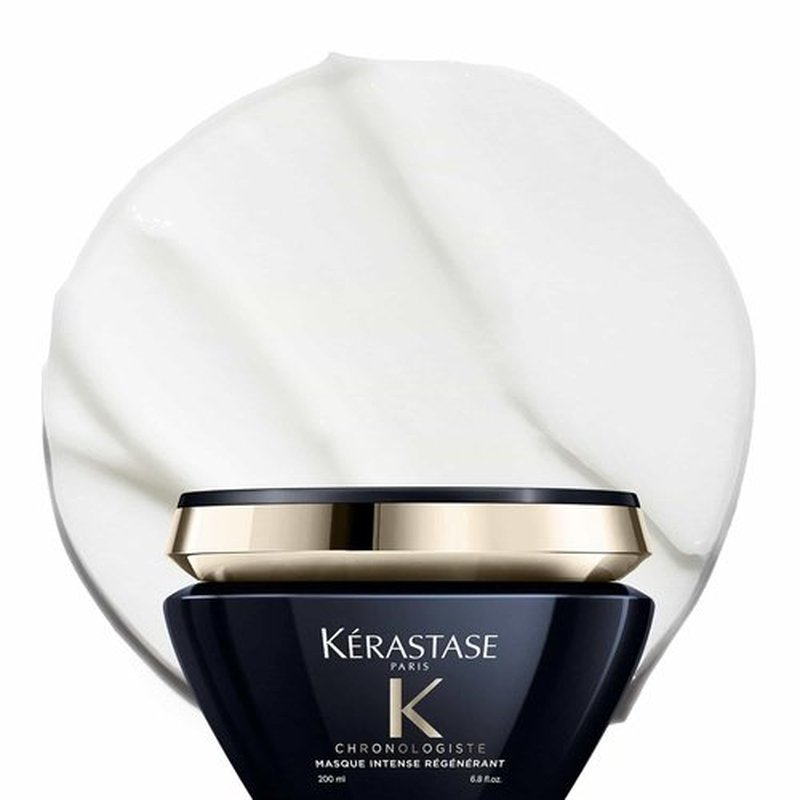 Kerastase Chronologiste Hair Mask - Deep Conditioning & Moisturizing | Anti-Frizz Formula with Hyaluronic Acid | 6.8 Fl Oz