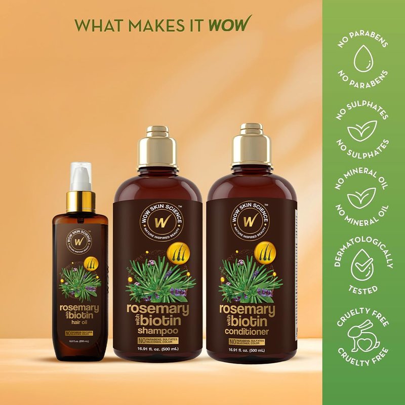 WOW Skin Science Rosemary with Biotin Conditioner 16.9 oz