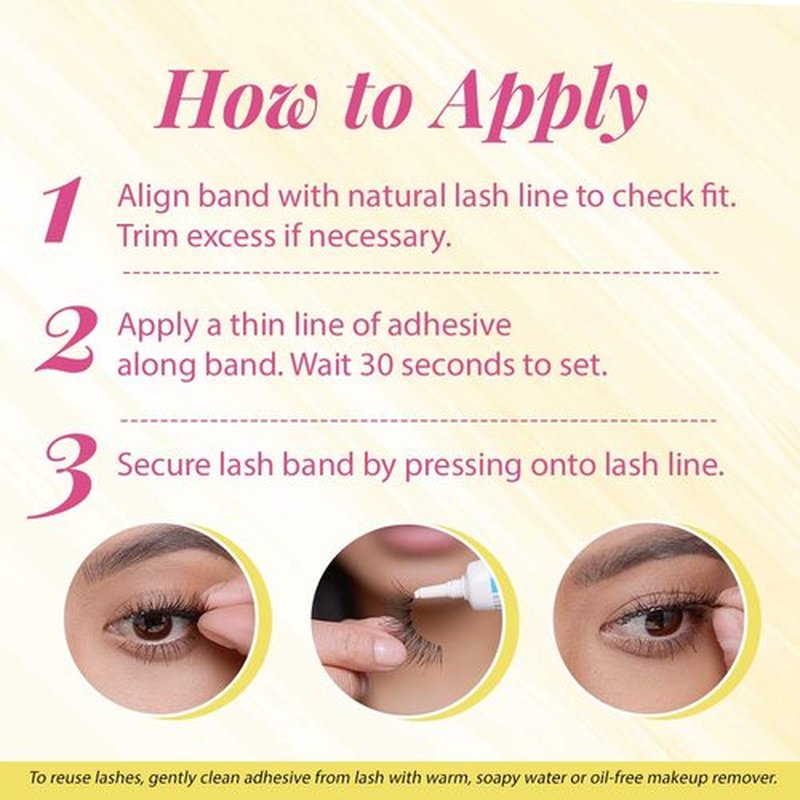 Andrea False Eyelashes Flirty Style 70 - Black, Lightweight, Reusable Strip Lashes for Everyday Wear, 4-Pack