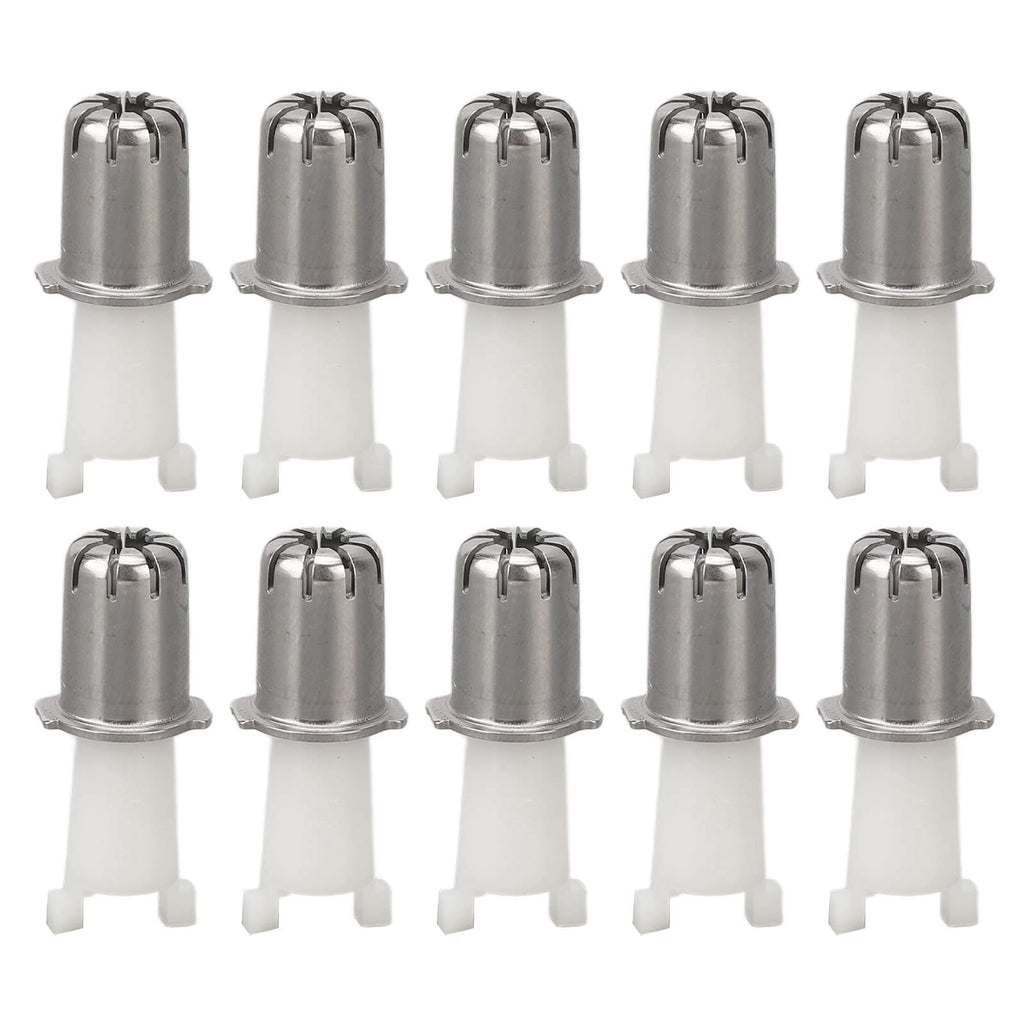 Saluaqui Nose Hair Trimmer Head, 10pcs Universal Replacement Clipper Blade Heads, Fitting, Ideal Replacement, Easy Cleaning, Portable Size for Daily Storage and Travel, Wholesale Business