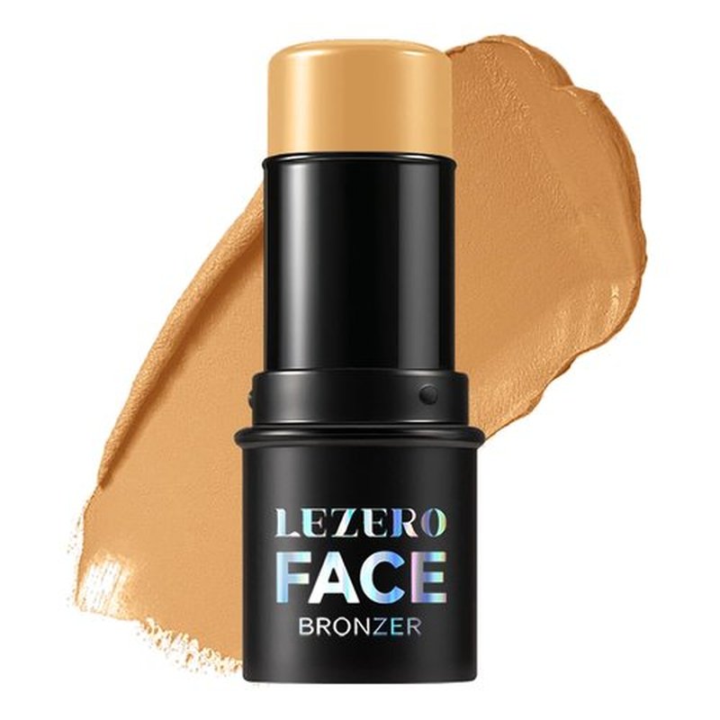 Skiennix Cream Bronzer Stick - Multi-Use Contour Wand for Easy Face Shaping | Longwear, Waterproof, Matte Finish (#22, 1PC)