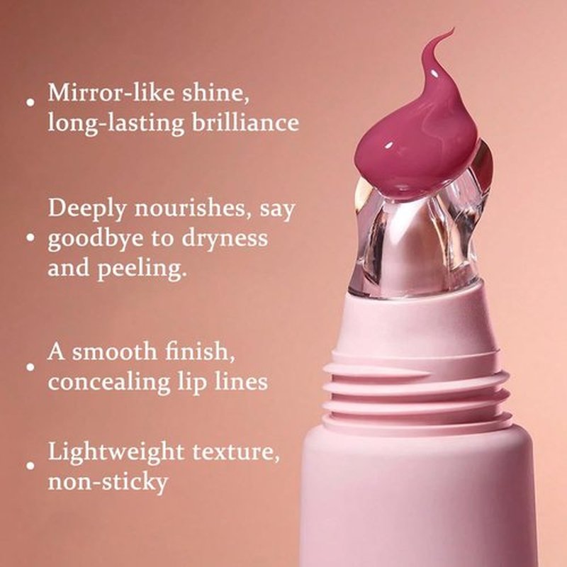 Regine Switzerland Tinted Lip Serum - Hydrating Balm for Glossy, Nourished Lips | Vegan & Cruelty-Free (Strawberry Milk)
