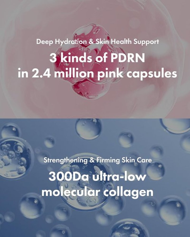 It'S SKIN Secret Solution PDRN Capsule Ampoule 2.02 fl oz, Hydrating & Firming Serum with Triple PDRN & Low Molecular Collagen, Moisturizing and Strengthening for Skin, Korean Skincare