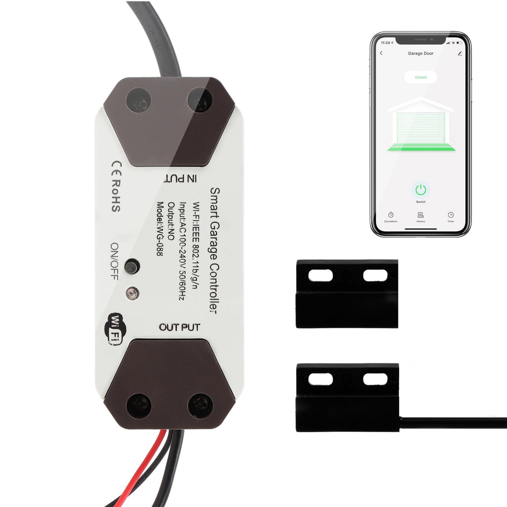 Door Opener Remote, Tuya Smart Life APP Control, Voice APP Remote Control for Assistant Intelligent Garage Door Switch(#3)