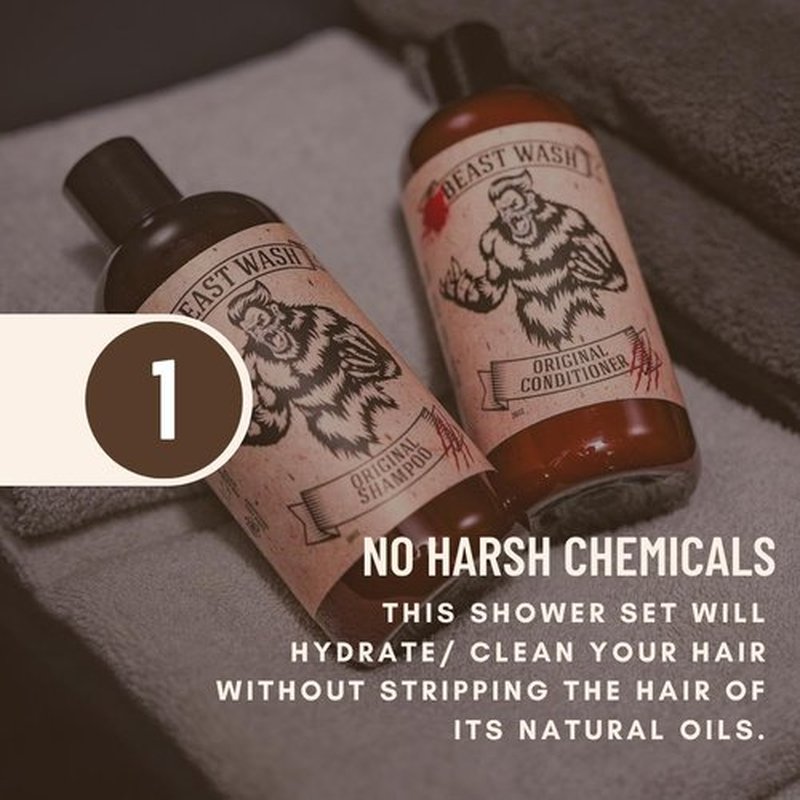 Johnny Slicks Hair Cleaning Kit - Supports Scalp & Hair Hydration - Organic Shampoo & Conditioner - Aloe, Shea Butter & Vitamin E - Original Scent - 2 Piece Set