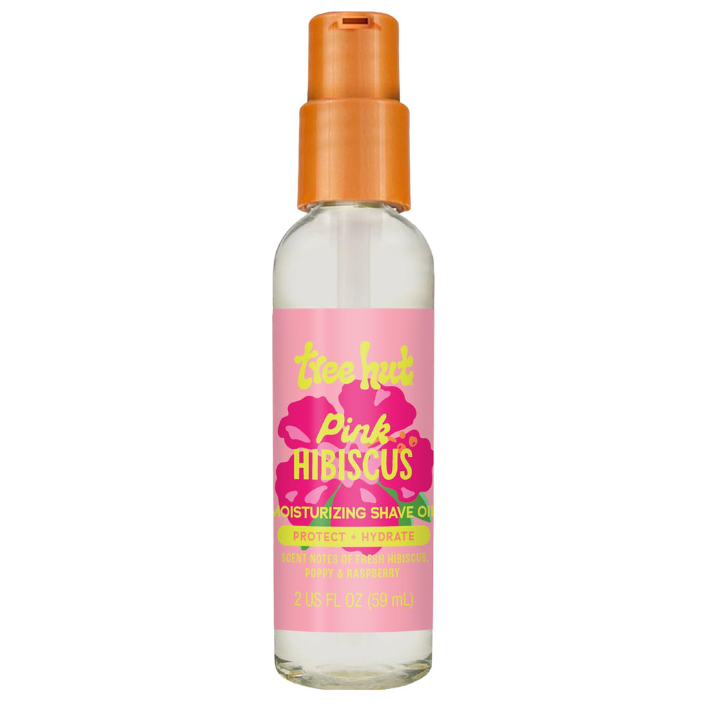 Tree Hut Mini Pink Hibiscus Moisturizing Shave Oil, Travel Size, 2 Fl Oz