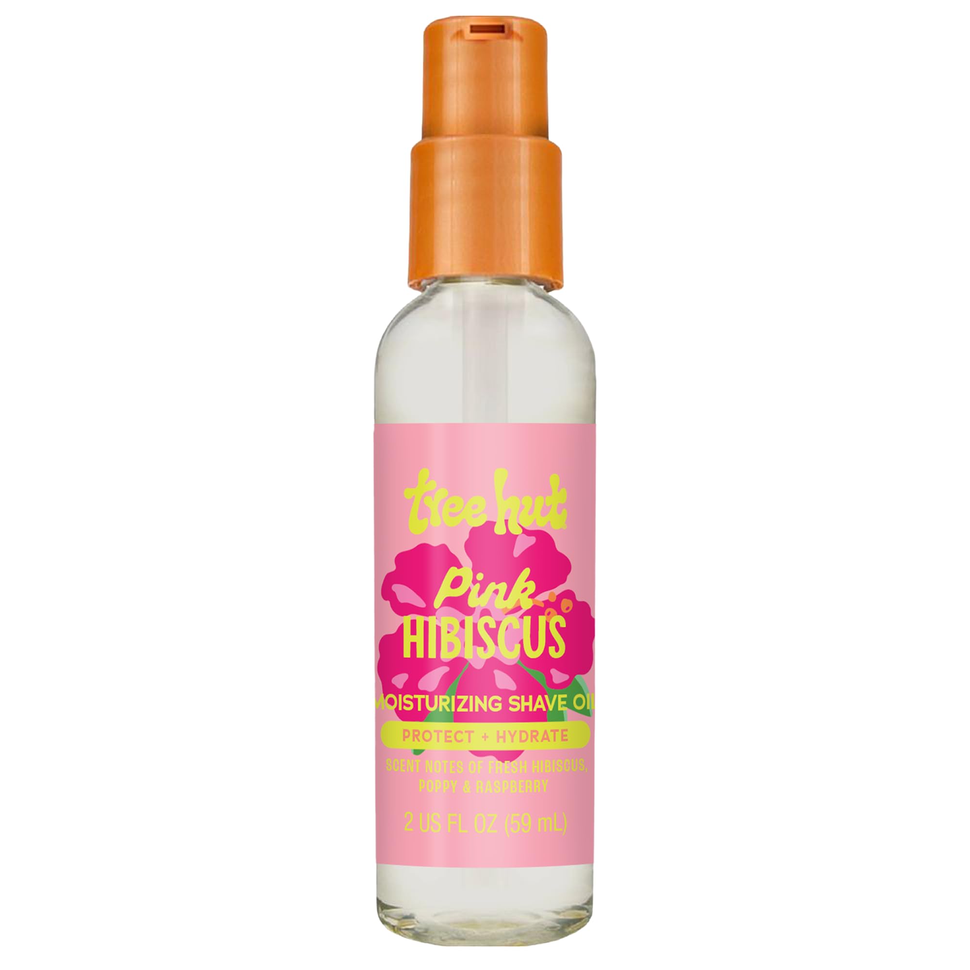Tree Hut Mini Pink Hibiscus Moisturizing Shave Oil, Travel Size, 2 Fl Oz