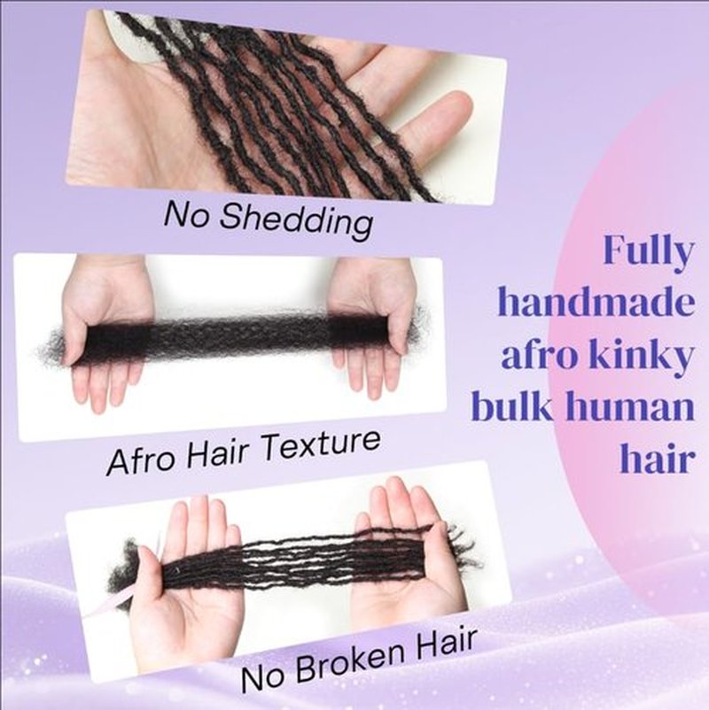 Siphis Sisterlocks Locs Extesnions Human Hair 0.2cm Thickness Micro Locs Curly Tips, Full Handmade Interlocking Permanent Soft Dreadlock Extensions (Black 1b# 0.2cm, 8 Inch 30 Strands)