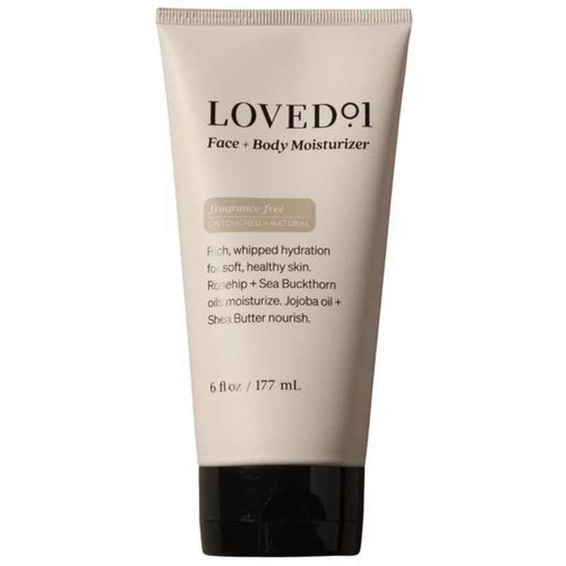 Loved01 Daily Face & Body Moisturizer, John Legend Skincare, Fragrance-Free & Non-Greasy Shea Butter Cream, Deep Hydrating Formula for Dry & Sensitive Skin, Vegan & Cruelty-Free, 6 oz