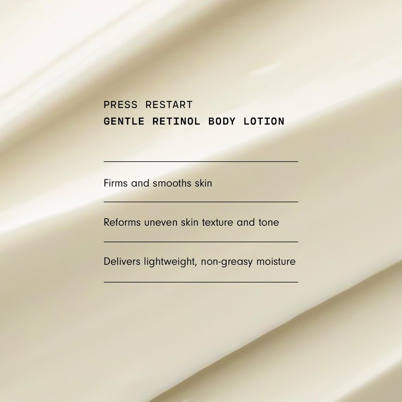 Versed Press Restart Retinol Body Lotion - Firming Cocoa Butter & Squalane Moisturizer for Aging Skin (6 oz)