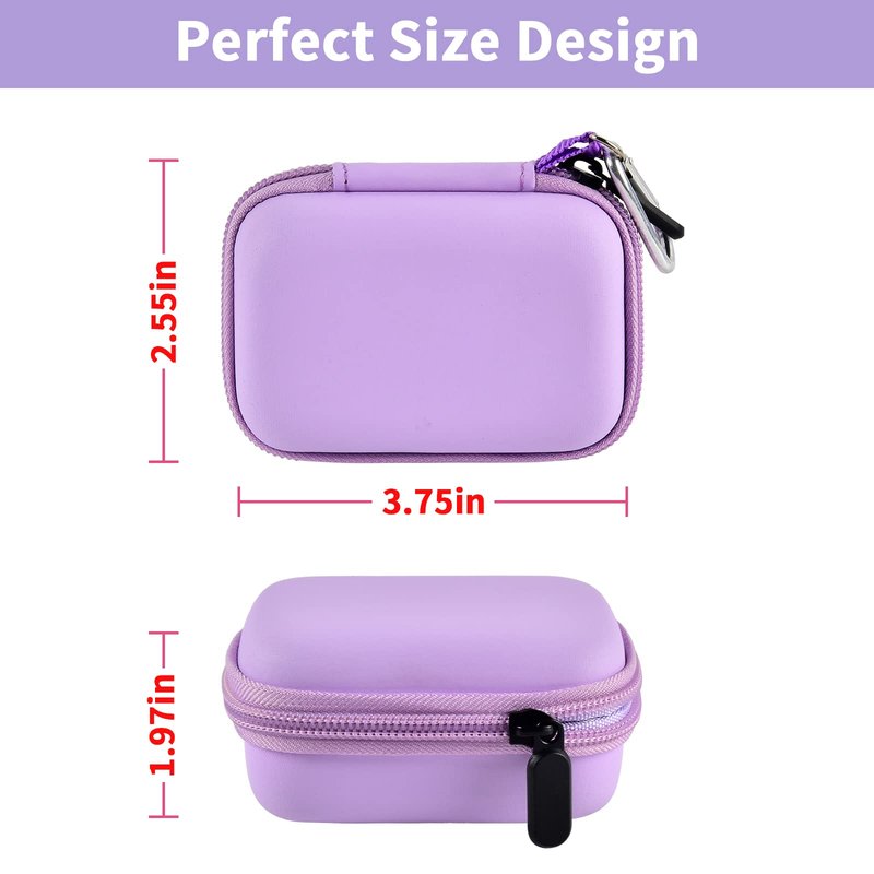 Portable Charger Power Bank Case for Swyop/for Feob/for Charmast/for JEJILL/for LanLuk/for VEGER/for iWALK/for Taegila/for Kuulaa and More Small Charging Battery Pack - Bag Only (Purple)