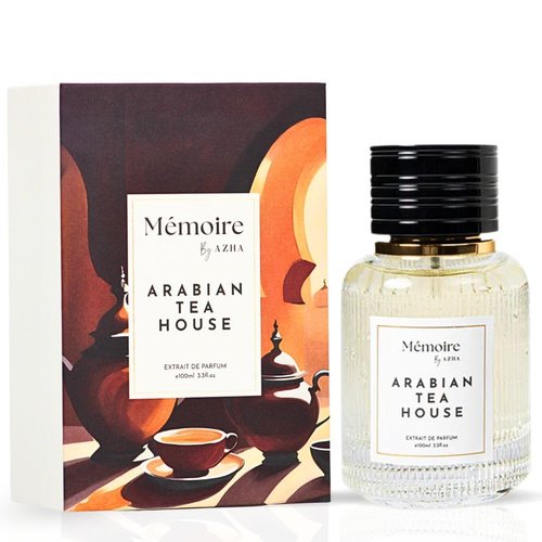 Azha | Memoire Collection Baklava Extrait de Parfum Spray - Arabian Tea House & Oasis Mist, 100ml (3.4 oz)