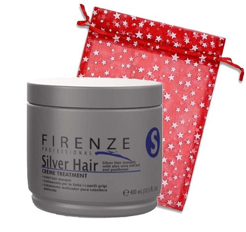 Firenze Professional Silver Hair Purple Mask Treatment 400ml (13.5 fl oz) – Sulfate, Salt & Paraben Free