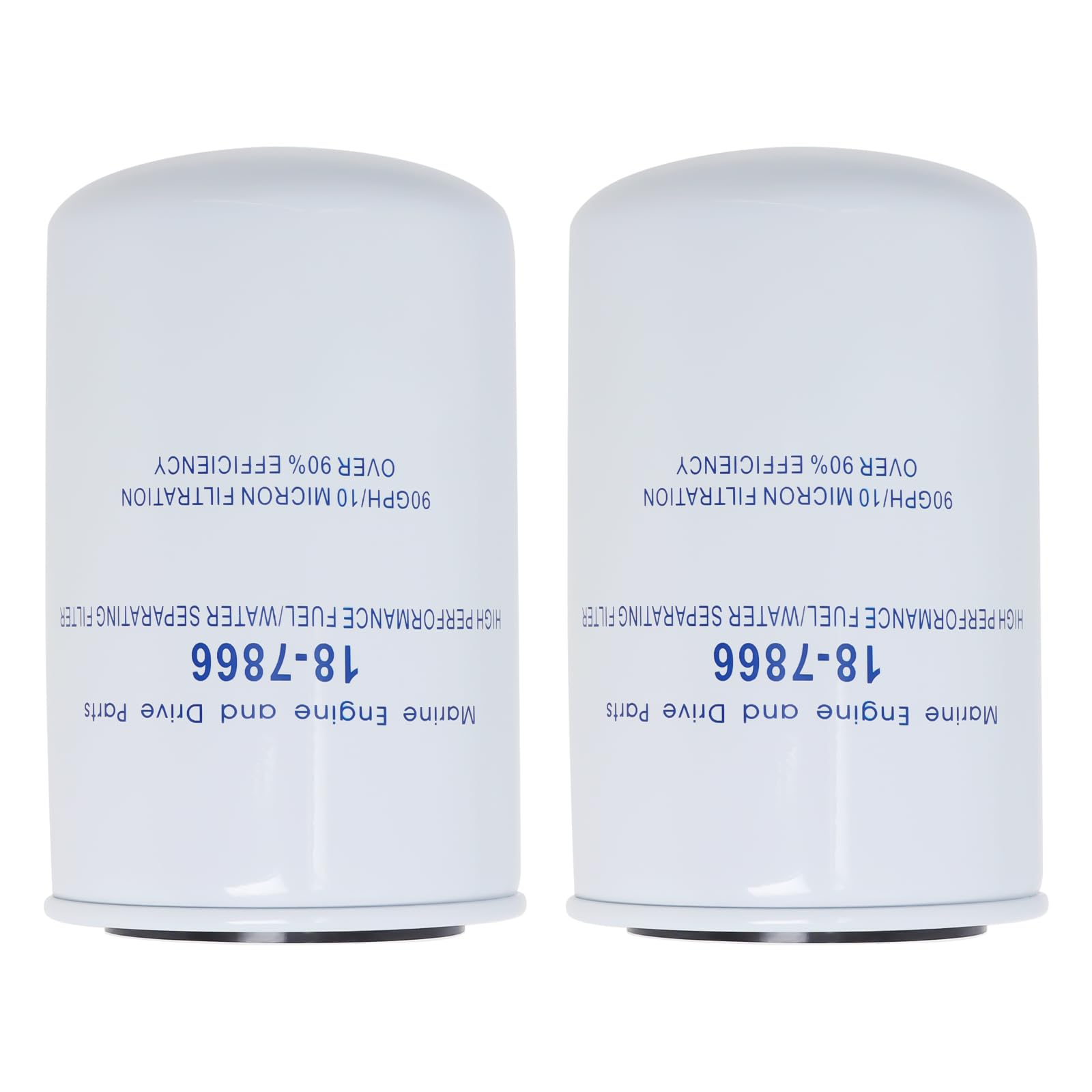 18-7866 Fuel/Water Separating Filter 10 Micron Compatible with Yamaha MAR-10MEL-00-00 MAR-FUELF-IL-TR Sierra 18-7866 Mallory 9-37807 Outboard Motors - 2 Pack